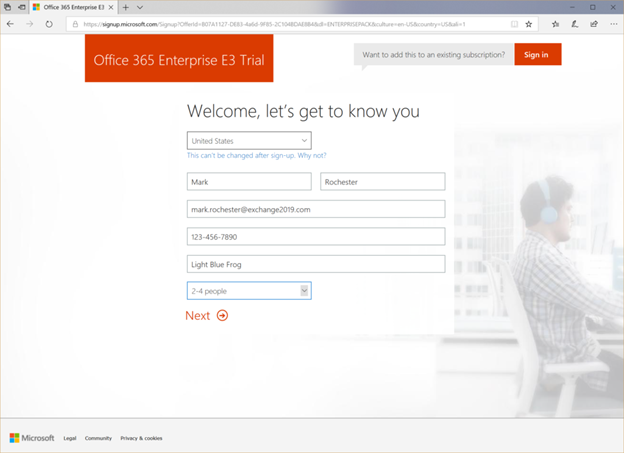 Create a new Office 365 Tenant – Part 1 - The Cloud Geezer