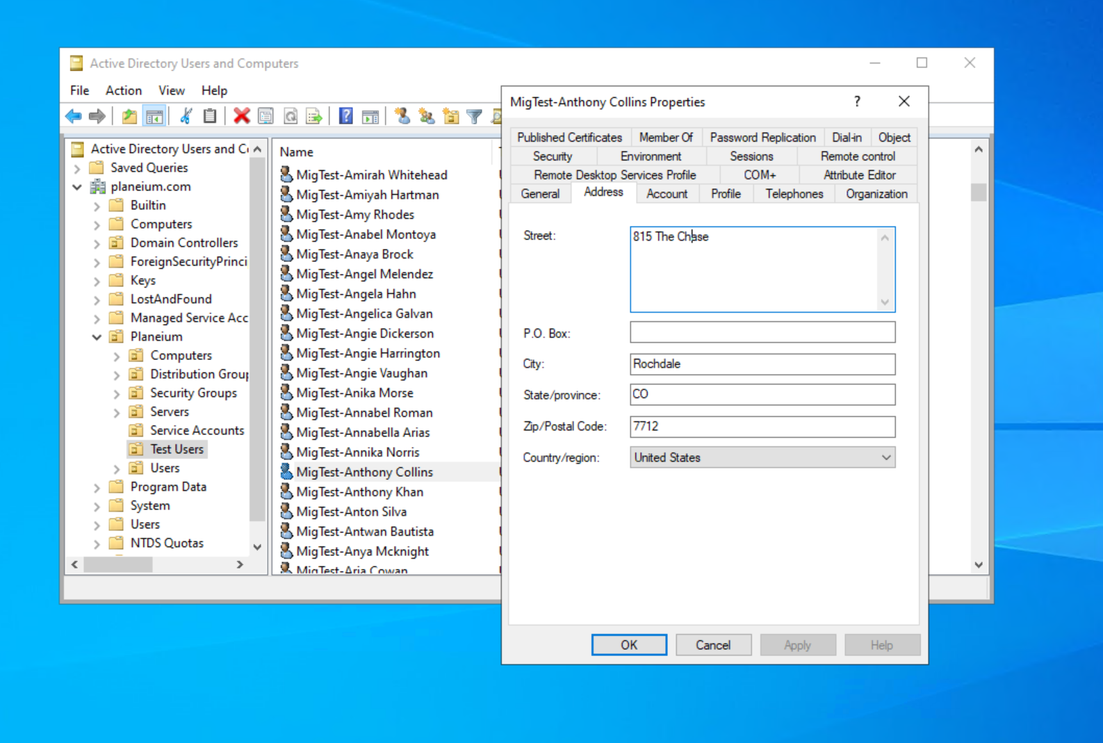 Create ‘Dummy Test’ Users in Local Active Directory The Cloud Geezer